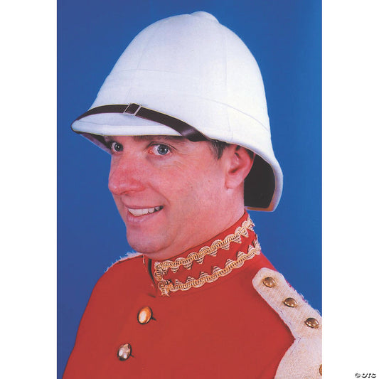 PITH HAT BRITISH WHITE QLTY