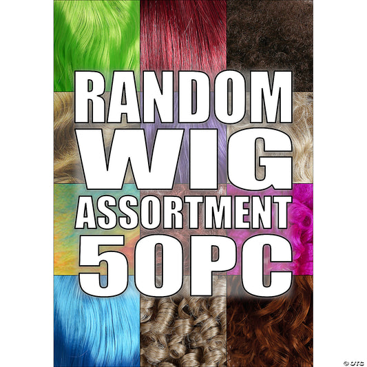 WIG ASSORTMENT 50 PCS