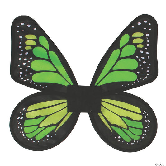 WINGS BUTTERFLY SATIN AD GREEN