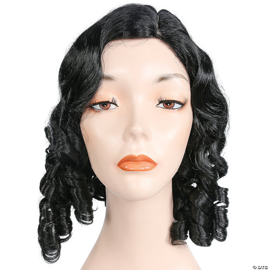 WOMEN'S 1840 WIG BLACK 1