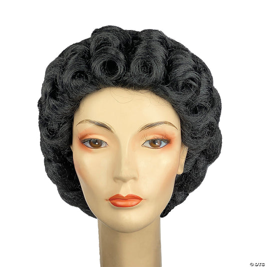 1870"S VICTORIAN WIG BLACK 1