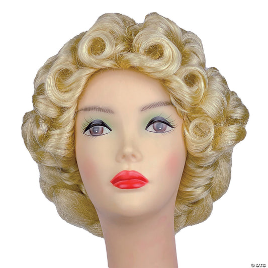 1870"S VICTORIAN WIG PLATINUM BLONDE 613