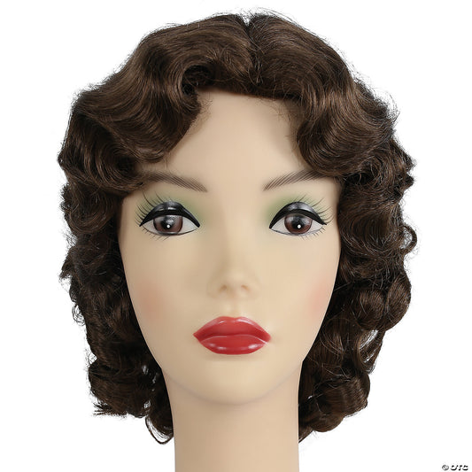 1930S LONG FINGERWAVE FLUFF LT BROWN 10