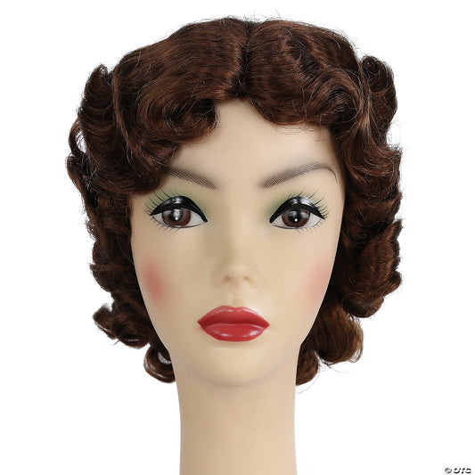 1930S LONG FINGERWAVE FLUFF MD BN RED 30