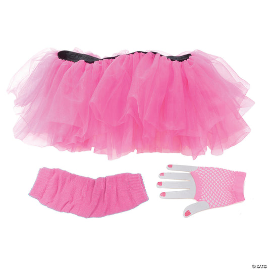 ADULT NEON PINK TUTU SET
