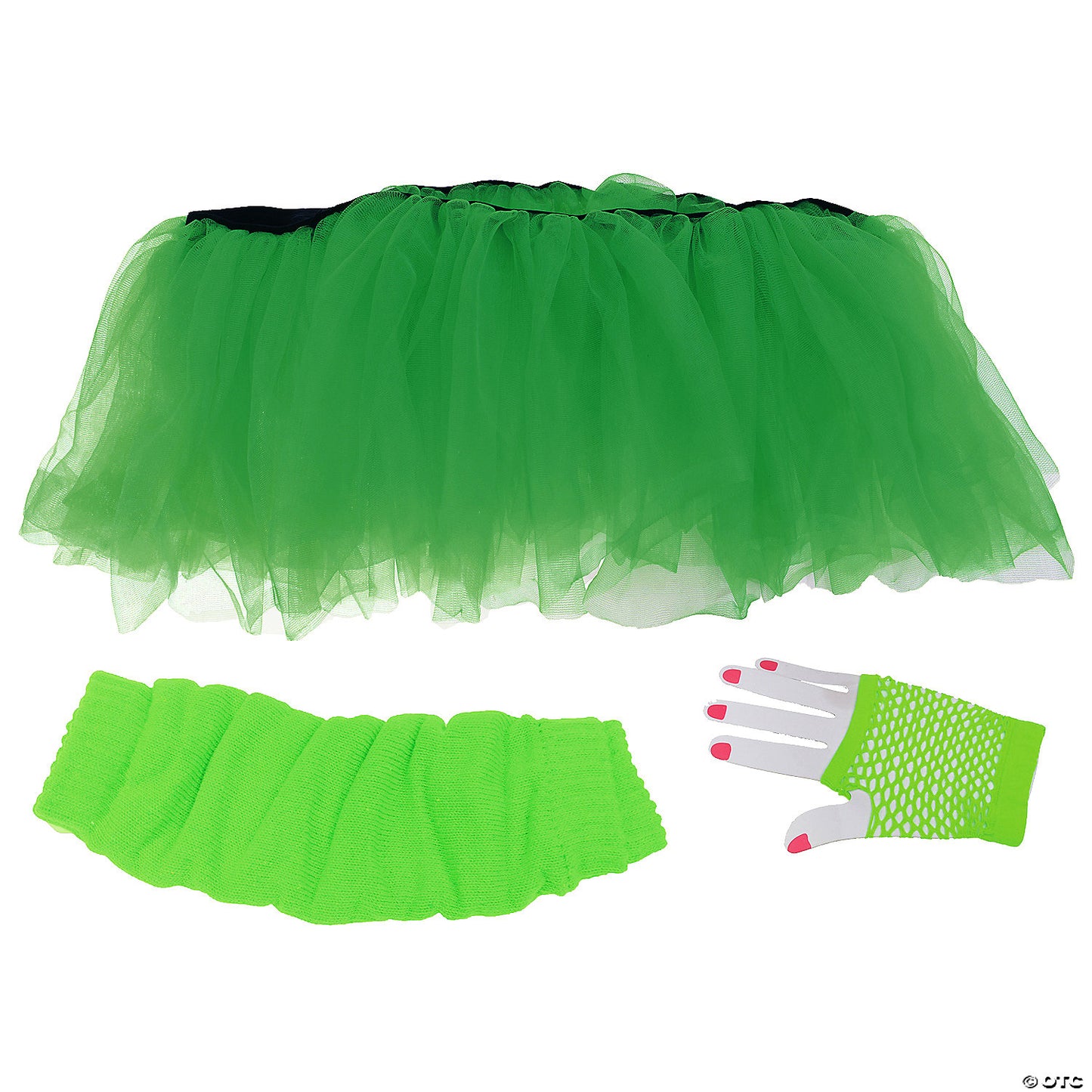 ADULT NEON GREEN TUTU SET