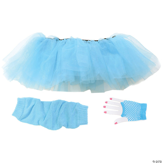 ADULT NEON BLUE TUTU SET