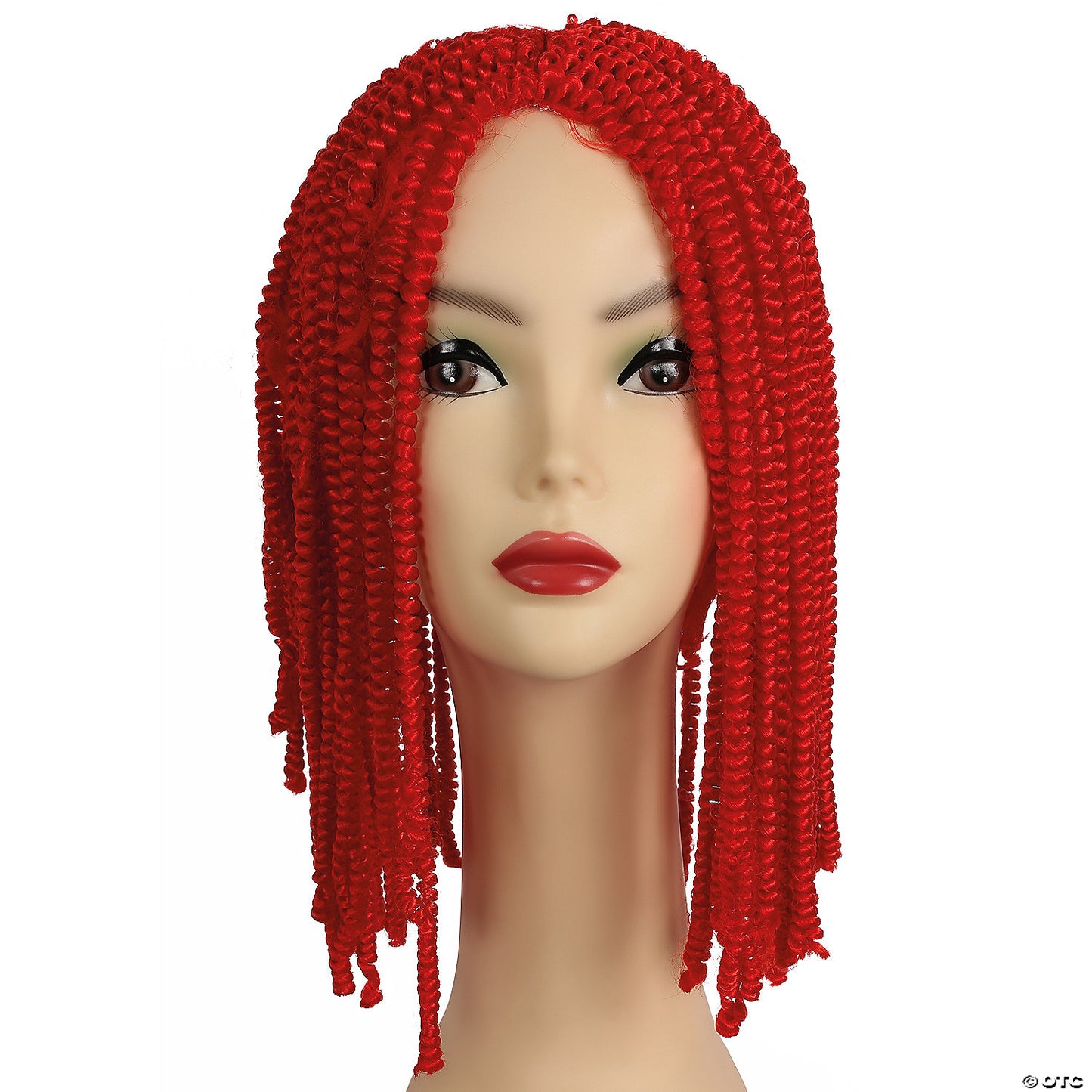 SPRING CURL BARGAIN WIG-RED