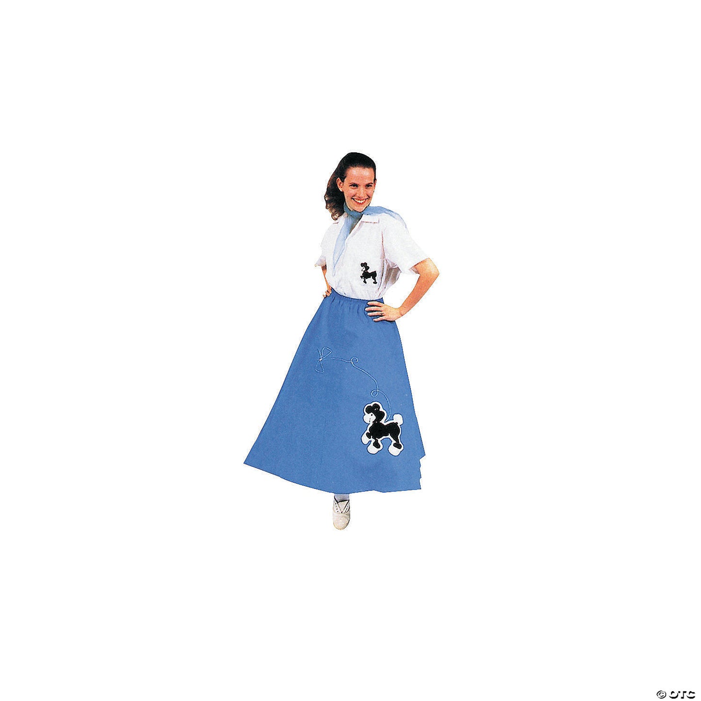 POODLE SKIRT BLUE 1 SZ ADULT