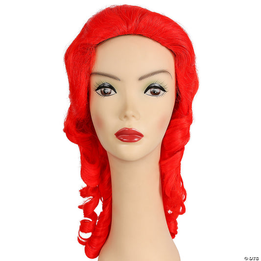 SOUTHERN BELLE CLOWN WIG-RED