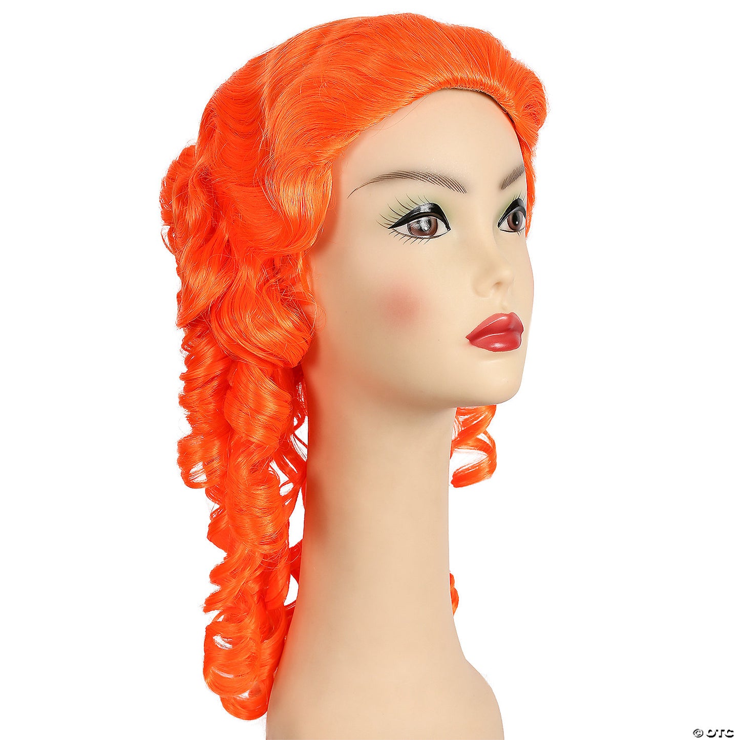 SOUTHERN BELLE CLOWN WIG-ORANGE