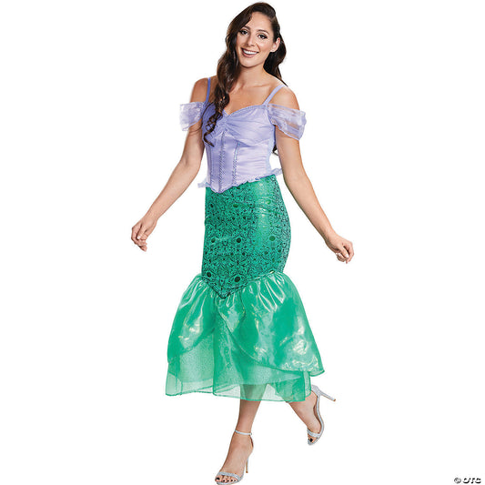 WOMENS ARIEL DELUXE COSTUME 12-14