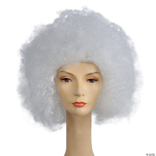 JUMBO AFRO WIG WHITE