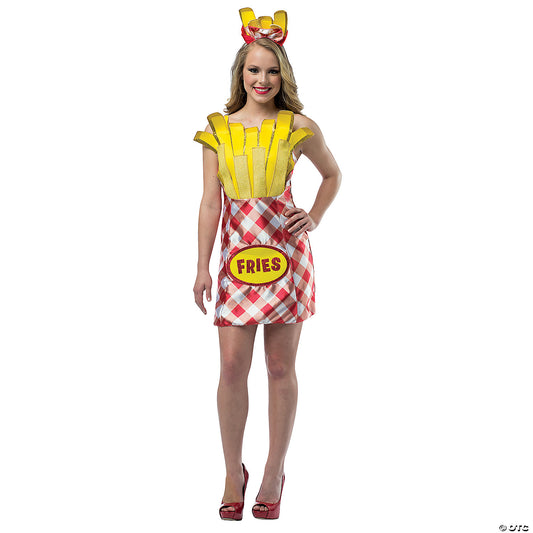 WOMEN'S FRENCH FRY FOODIE COSTUME