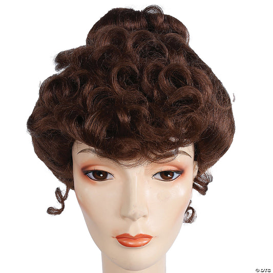GIBSON GIRL WIG MEDIUM BROWN RED 30