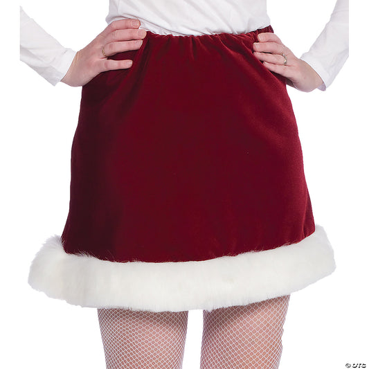 MRS SANTA VELVETEEN SKIRT OSFM