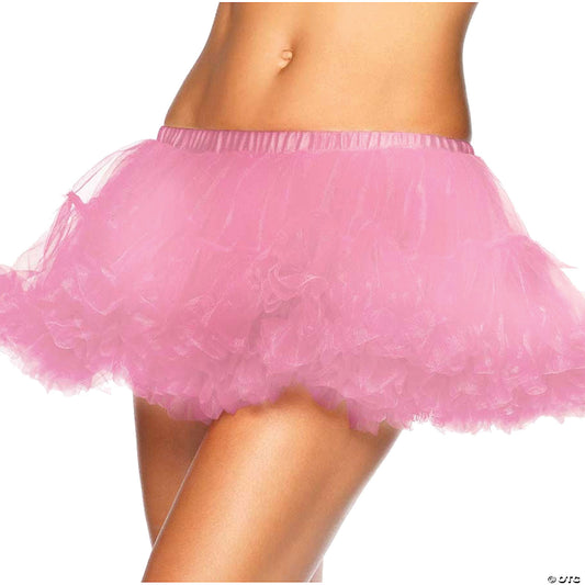 PUFFY CHIFFON MINI PETTICOAT-PINK