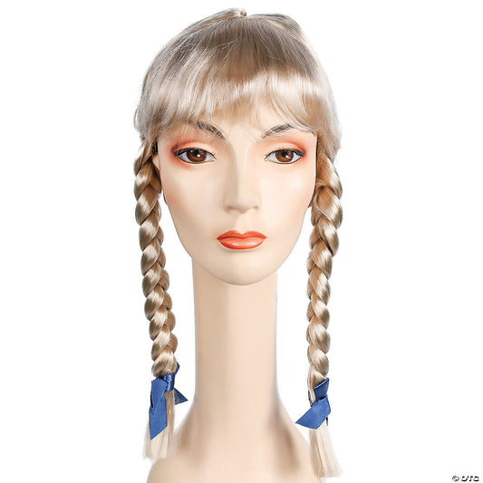 BRAIDED WIG WITH BANGS