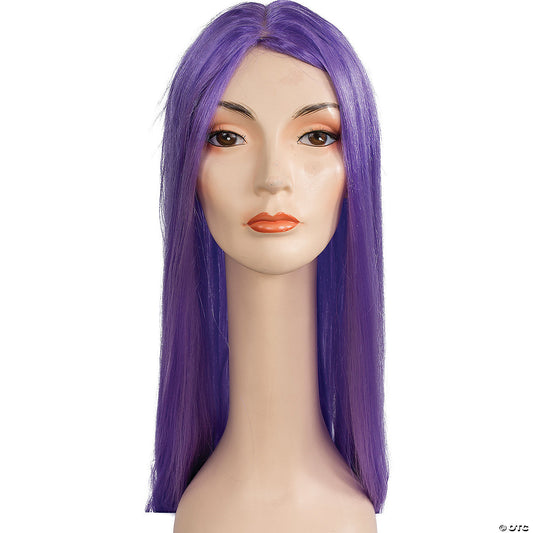 WOMEN'S STRT LONG WIG B304A PURPLE NE 5