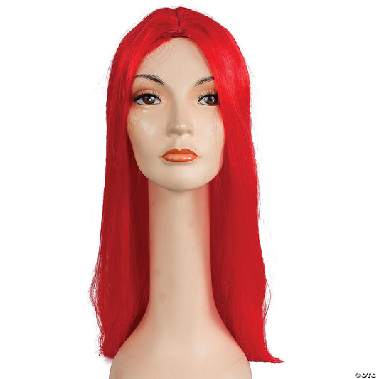 WOMEN'S STRT LONG WIG B304A RED KAF 7