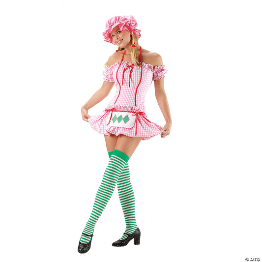 WOMEN'S STRAWBERRY GIRL COSTUME UA8411