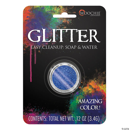 BLUE GLITTER 0.1 OZ CARDED