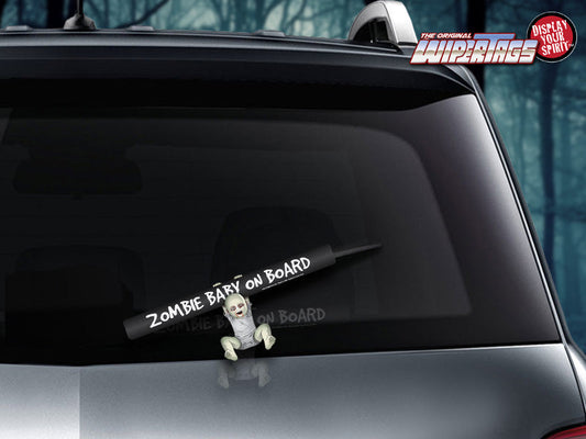 Zombie Baby on Board WiperTag, product photo 1 of 2